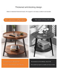 Nordic Walnut Double-Layer Coffee Table