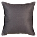 Cushion Polyester Dark grey 45 x 45 cm-0