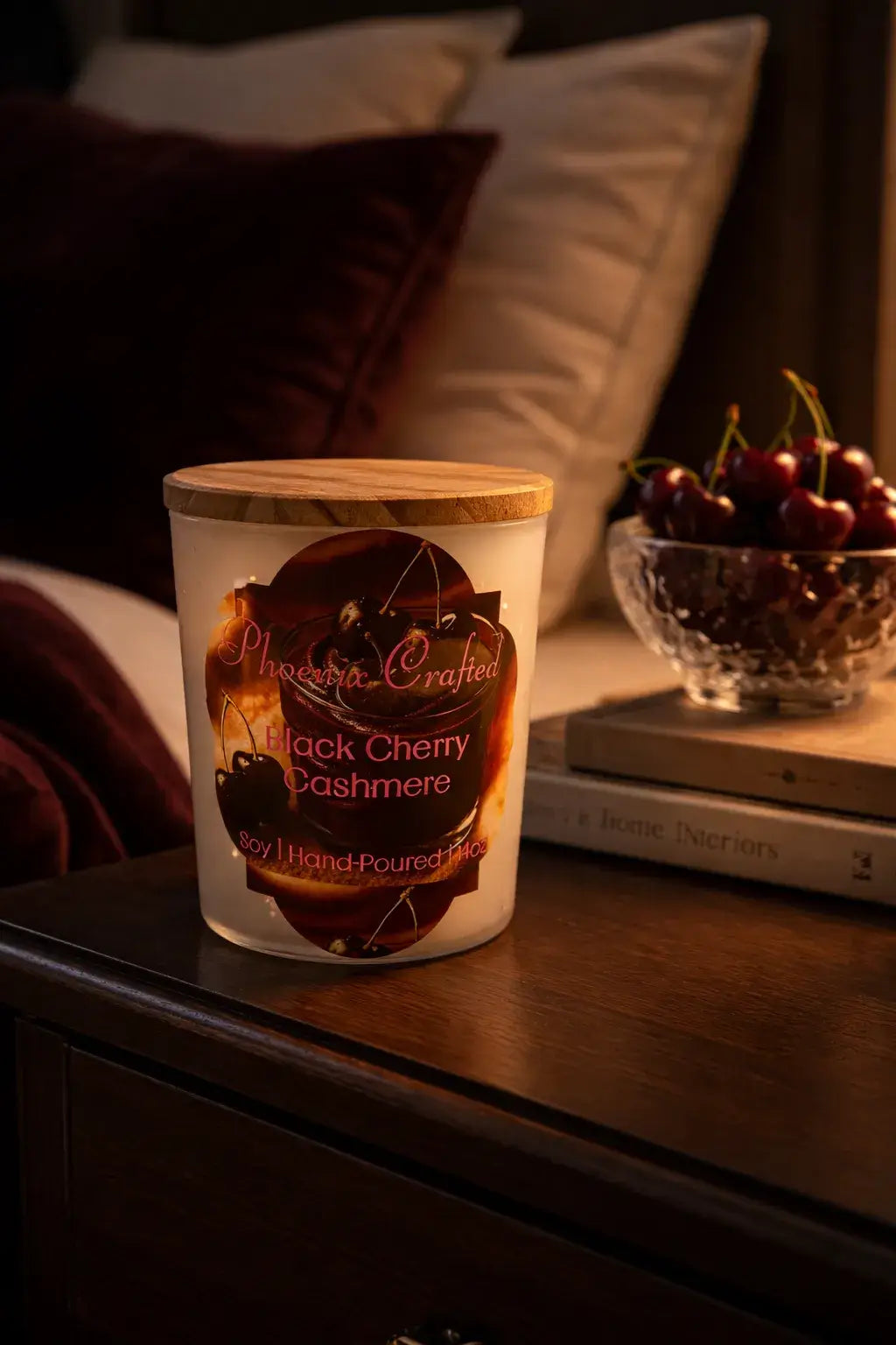 Black Cherry Cashmere Candle