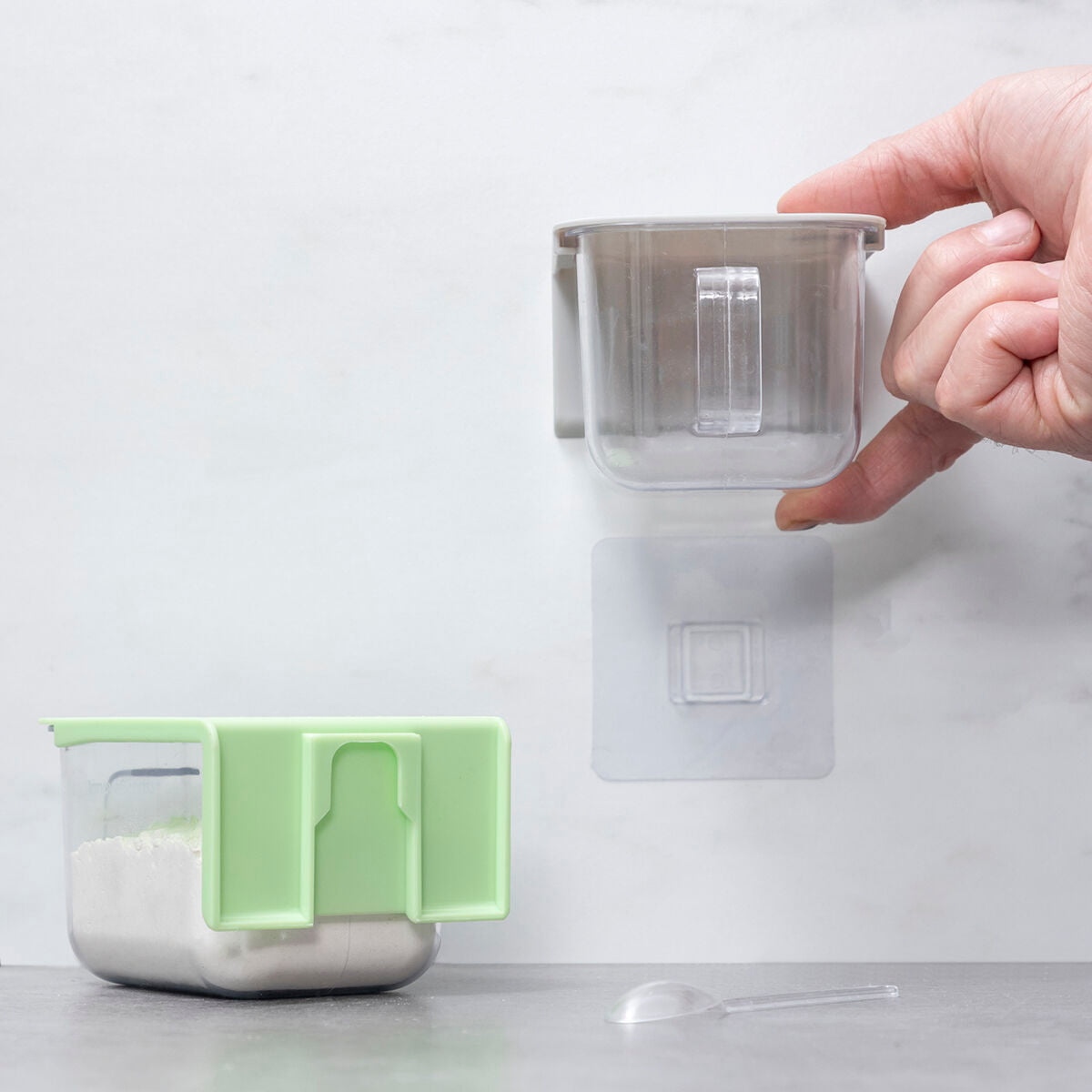 Removable Adhesive Kitchen Containers Handstore InnovaGoods 2 Units